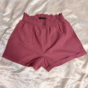 High Waist Ruffled Shorts